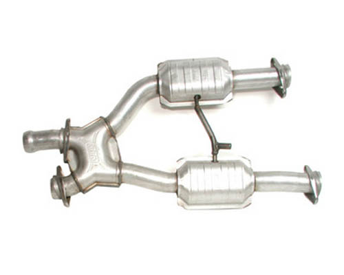 BBK 2.5" Short Mid X Pipes With Converters Ford Mustang 5.0L 79-93