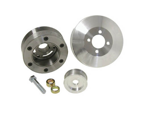 BBK 3 Piece Underdrive SFI Pulley Kit Ford Mustang 4.6L GT Cobra 96-01