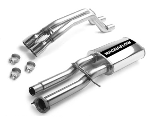 Magnaflow 2.5 Inch Dual-Rear Stainless Exhaust Hummer H2 03-06