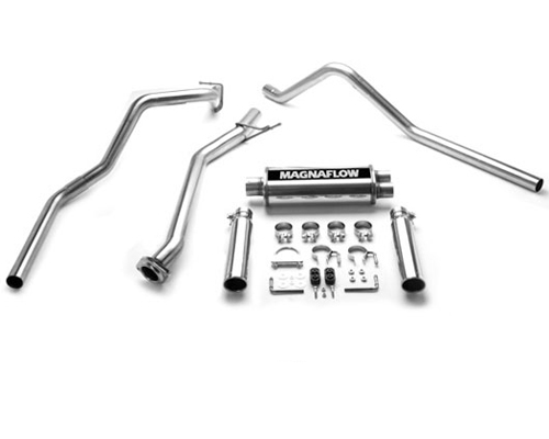 Magnaflow 2.5 Inch Dual-Rear Stainless Exhaust Chevrolet Silverado 1500 03-07