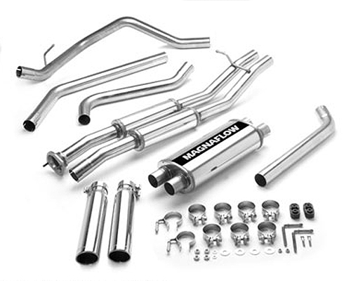 Magnaflow 2.5 Inch Dual-Rear Stainless Exhaust Chevrolet Silverado SS 03-07