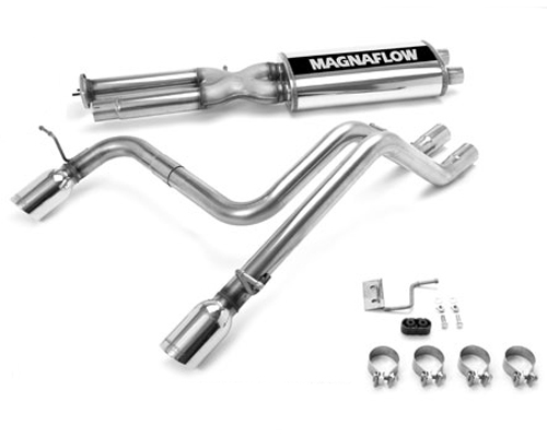 Magnaflow 2.5 Inch Dual Stainless Cat-Back Exhaust Hummer H2 6.0L 03-06