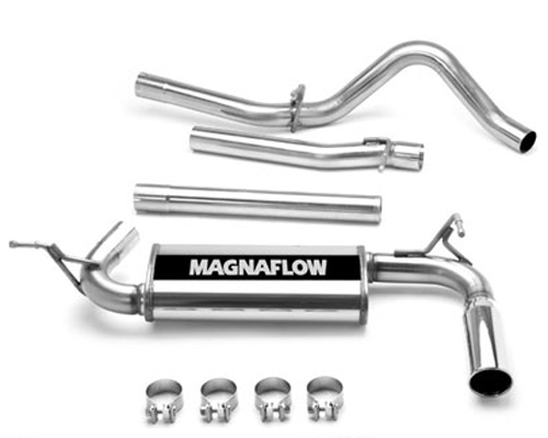 Magnaflow 2.5 Inch Stainless Cat-Back Exhaust Jeep Wrangler Unlimited 07-12