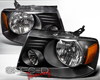 SpecD Black Housing Headlights Ford F-150 04-08