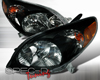 SpecD Black Housing Headlights Toyota Matrix 03-05