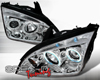 SpecD Chrome CCFL Halo LED Projector Headlights Ford Focus 05-07