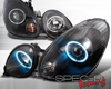 SpecD Black CCFL Halo Projector Headlights Lexus GS300/400 98-05