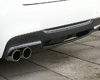 3D Design Carbon Fiber Rear Diffuser Single Exhaust BMW 3 Series E90 M-Sport 06-11