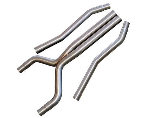 BBK 304 Stainless 2-3/4" High Flow After Cat X Pipes Chevrolet Camaro LS3 10-12