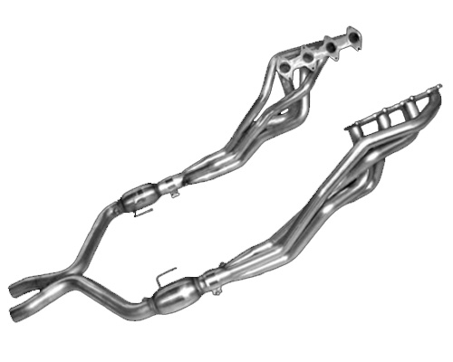 American Racing 1 3/4 x 2 1/2 Headers w/ 2 1/2 Cat-less X-Pipe Ford Mustang GT 4.6L 05-10