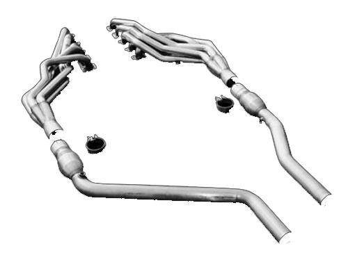 American Racing 1 3/4 x 3 Headers w/ 3 Catted Connecting Pipes Dodge Ram SRT-10 04-06