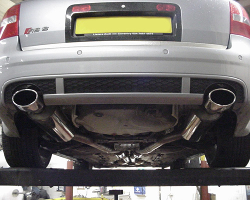 Milltek Oval Tip Cat-Back Exhaust Audi RS6 V8 02-04