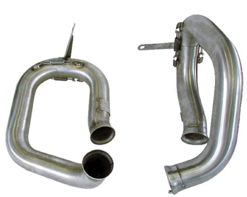 Cargraphic R-Exhaust Rear Silencer Replacement Pipe Set Porsche 996 GT3 02-05