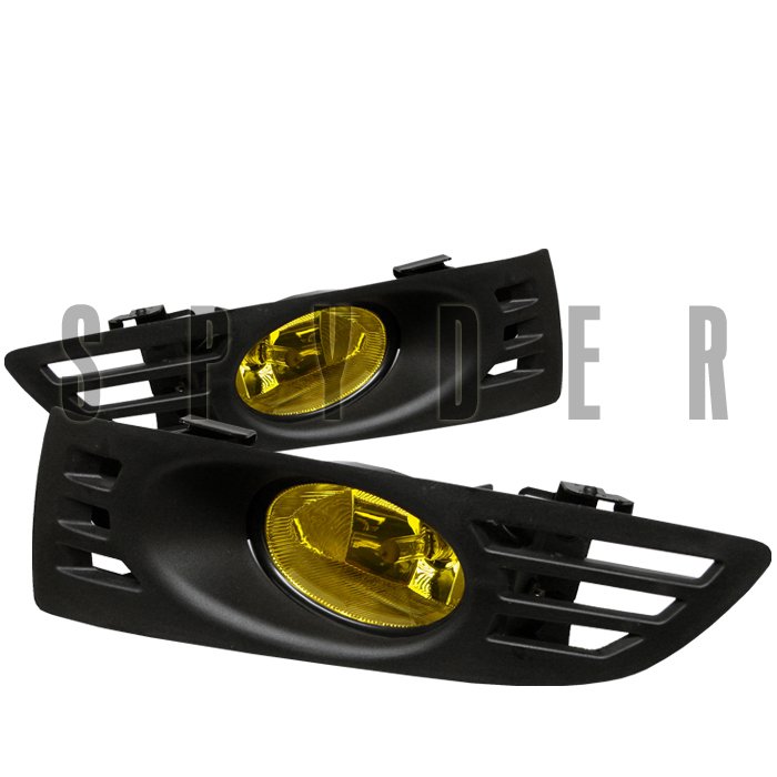 Spyder 2Dr Oem Yellow Fog Lights Honda Accord 03-05