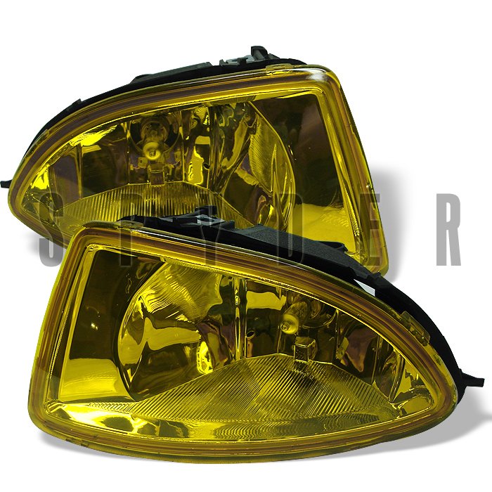 Spyder 2 4Dr Oem Yellow Fog Lights Honda Civic 04-05