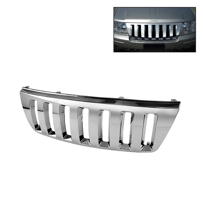 Spyder 1Pc Chrome Front Grille Jeep Grand Cherokee 99-04