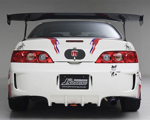 Js Racing Type S Rear Bumper w/ Carbon Canard Acura RSX 05-06
