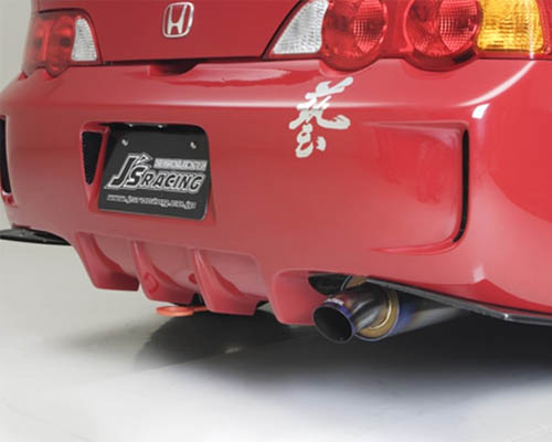 Js Racing Type S Rear Bumper w/ Carbon Canard Acura RSX 02-04