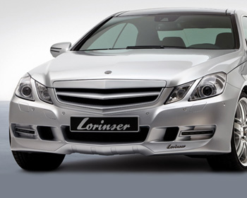 Lorinser Elite Front Bumper Cover Mercedes-Benz E350 / E550 Coupe w/o Parktronic 10-12
