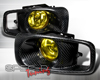 SpecD OEM Style Carbon Fiber Yellow Fog Lights Honda Civic 99-00