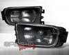 SpecD OEM Style Black Housing Fog Lights BMW 5-Series 96-02