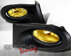 SpecD OEM Style Yellow Fog Lights Acura RSX 02-04