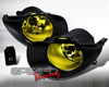 SpecD OEM Style Yellow Fog Lights Toyota Yaris 3D 06-08
