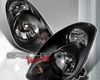 SpecD Black Housing Headlights Infiniti G35 Sedan 03-04