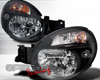 SpecD Black Housing Headlights Subaru WRX 02-03