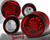 SpecD Red/Clear LED Tail Lights Chevrolet Cobalt 05-10