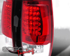 SpecD Black Housing LED Tail Lights Chevrolet Tahoe 07-10