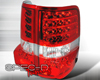 SpecD Red/Clear LED Tail Lights Ford F-150 04-08