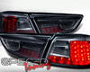 SpecD Black LED Altezza Tail Lights Mitsubishi EVO X