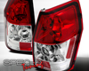 SpecD Red/Chrome Altezza Tail Lights Dodge Magnum 05-08