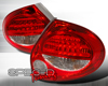 SpecD Red LED Tail Lights Nissan Maxima 00-01