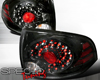 SpecD Black Housing LED Tail Lights Nissan Sentra 04-06