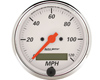 Autometer Arctic White 3 1/8 Programmable Speedometer