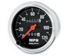 Autometer Traditional Chrome 3 3/8 Speedometer 120MPH