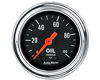 Autometer Traditional Chrome 2 1/16 Oil Pressure 0-100 Gauge