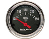 Autometer Traditional Chrome 2 1/16 Oil Temperature 100-250 Gaug