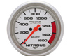 Autometer Ultra Lite 2 5/8 Nitrous Pressure Gauge