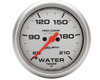 Autometer Ultra Lite 2 5/8 Water Temperature 60-210 Gauge