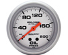 Autometer Ultra Lite 2 5/8 Oil Pressure 0-200 Gauge