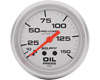 Autometer Ultra Lite 2 5/8 Oil Pressure 0-150 Gauge