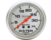 Autometer Ultra Lite 2 5/8 Water Pressure Gauge