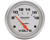 Autometer Ultra Lite 2 5/8 Voltmeter Gauge