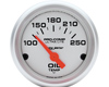 Autometer Ultra Lite 2 1/16 Oil Temperature 100-250 Gauge