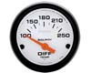 Autometer Phantom 2 1/16 Differential Temperature Gauge