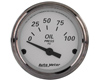 Autometer American Platinum 2 1/16 Oil Pressure Gauge
