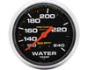 Autometer Pro-Comp 2 5/8 Water Temperature 120-240 Gauge